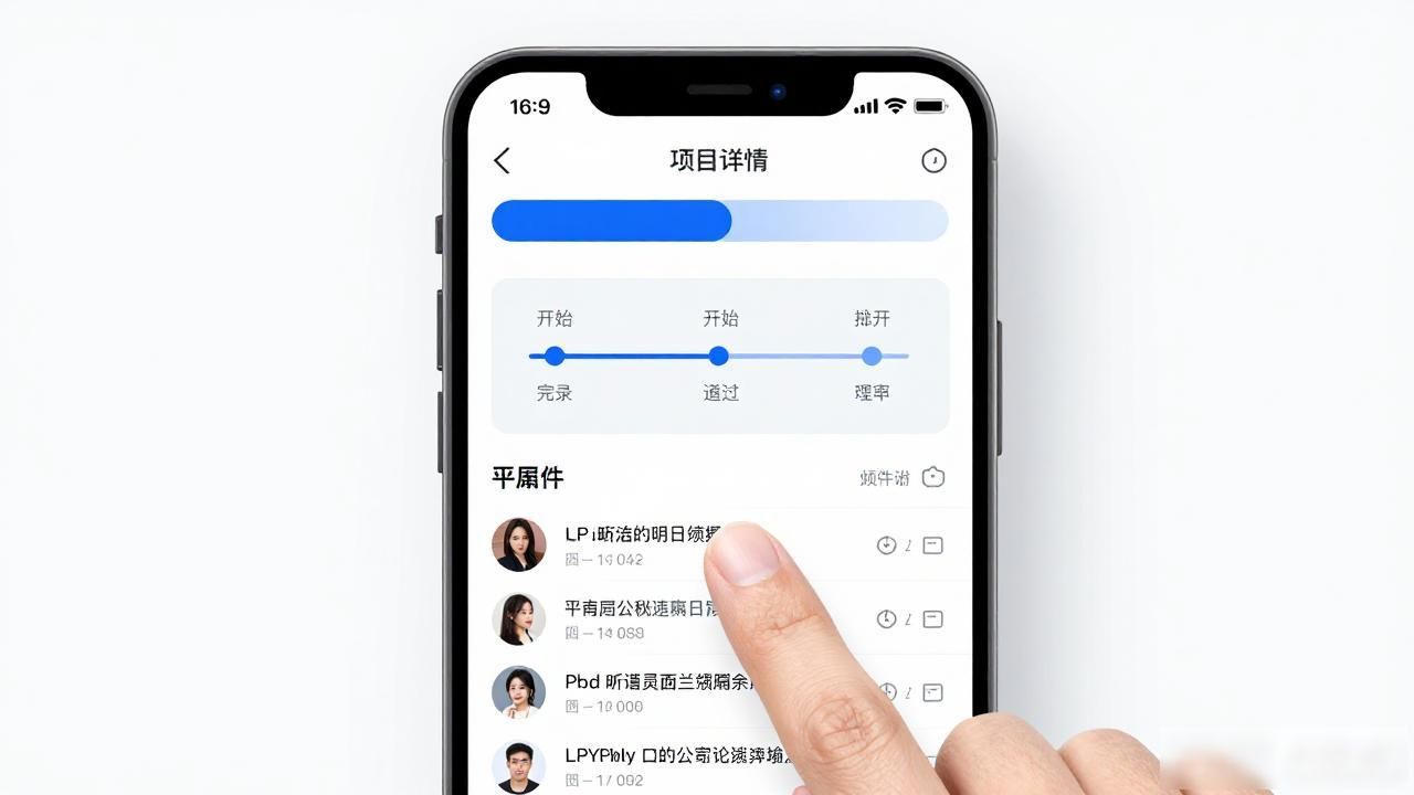 TP官网苹果版下载后，项目进展这样查