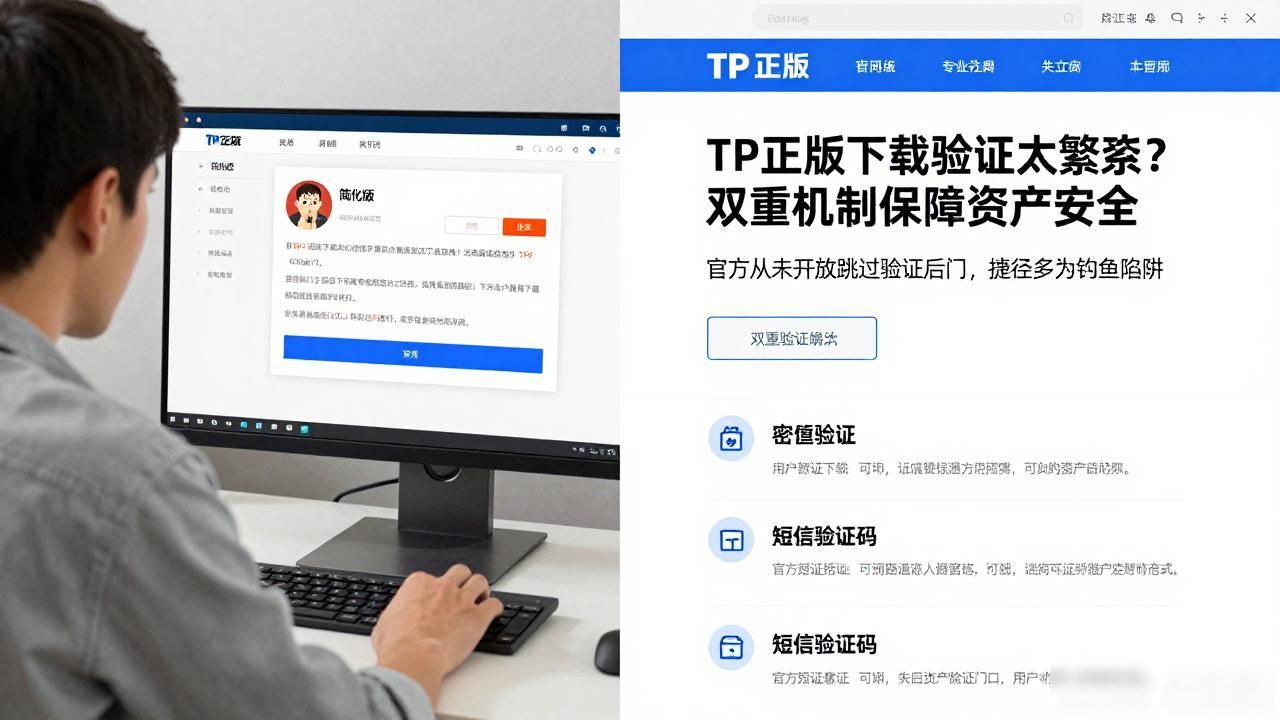 TP正版下载验证太繁琐？双重机制保障资产安全