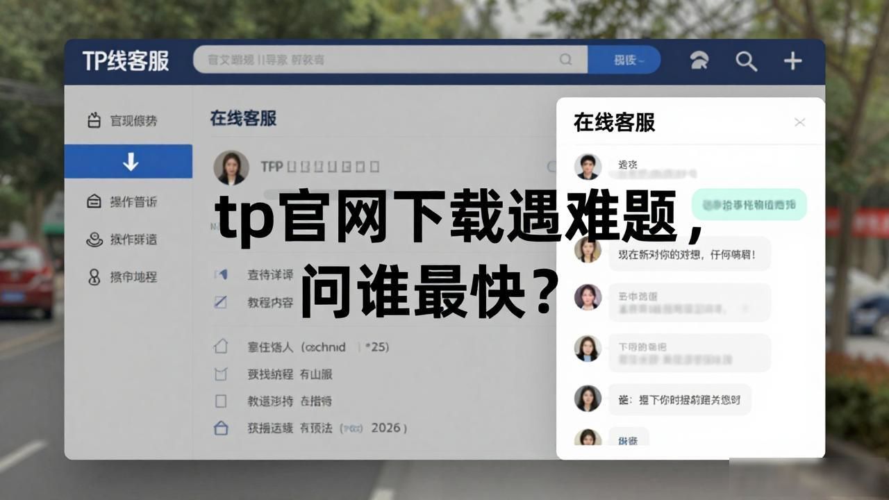 tp官网下载遇难题，问谁最快？