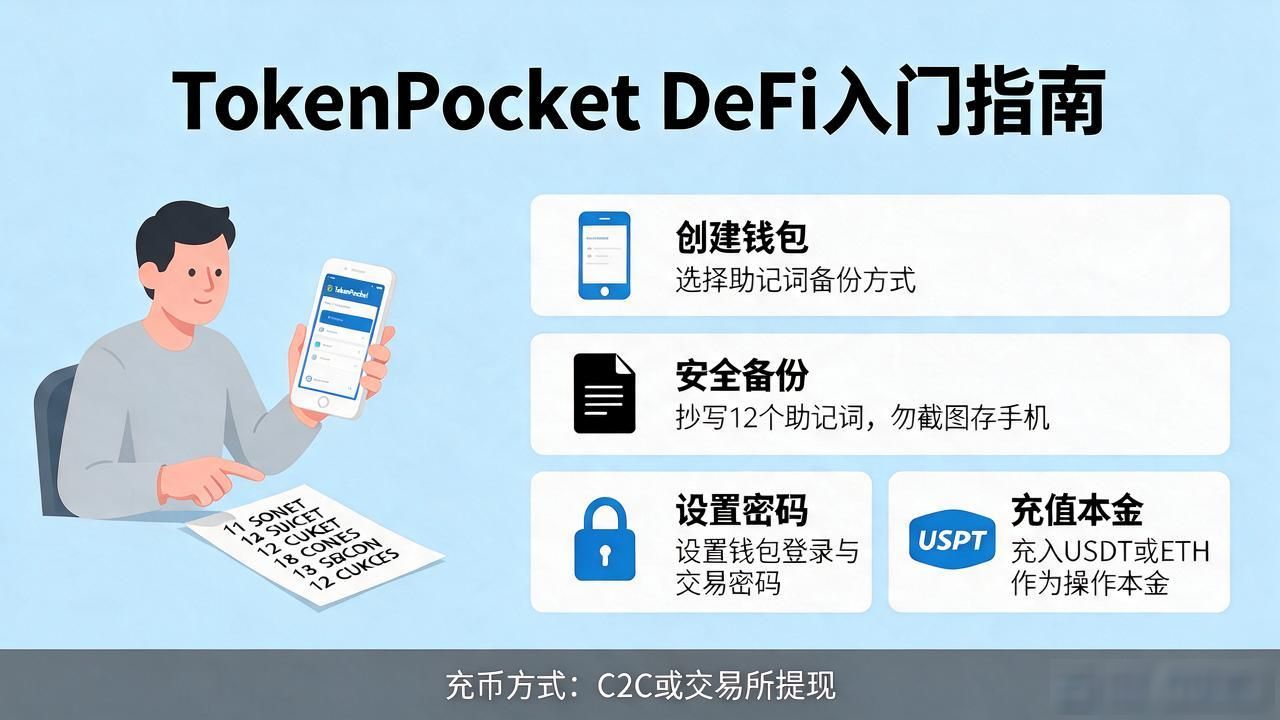 TokenPocket怎么下载参与DeFi？普通人入门指南