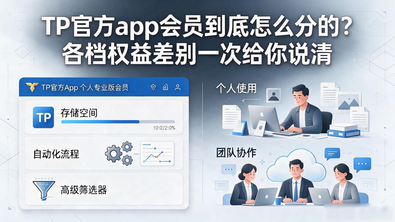 TP官方app的会员体系解读_TP官方app会员对比_免费版功能体验