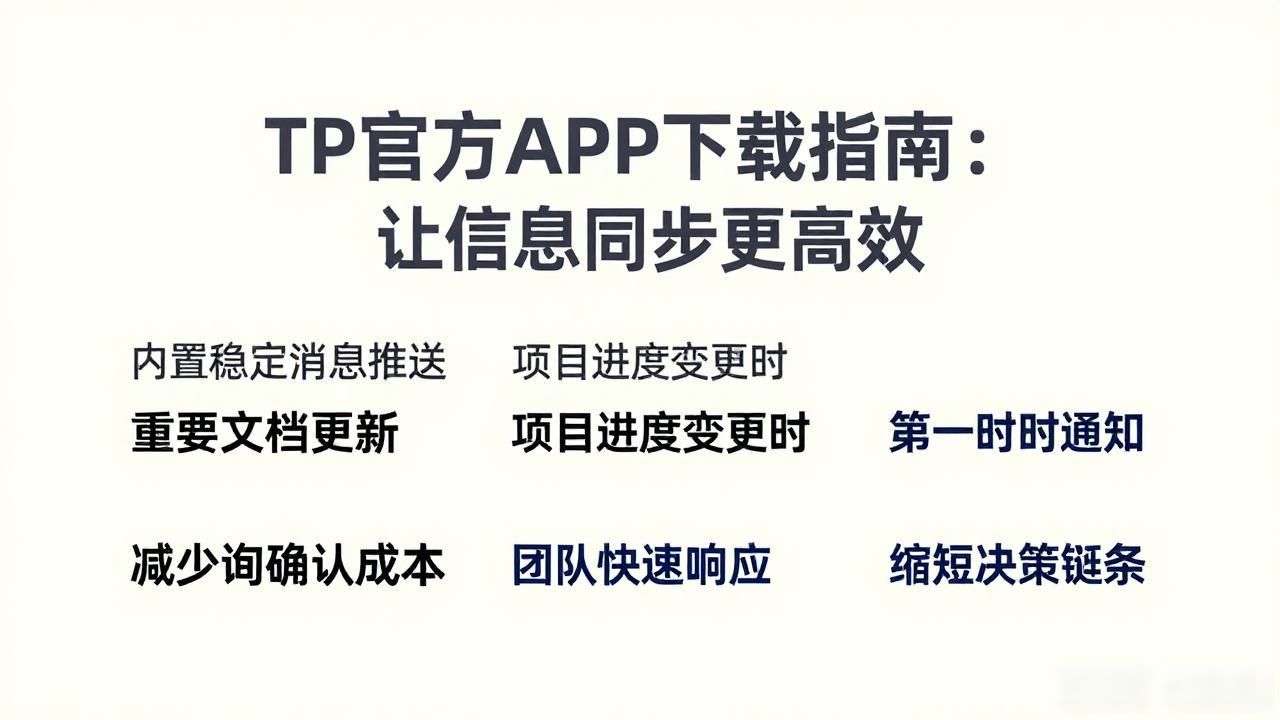 如何通过TP官方app下载提高信息共享？_官方渠道获取应用打破信息孤岛_科技行业信息滞后痛点
