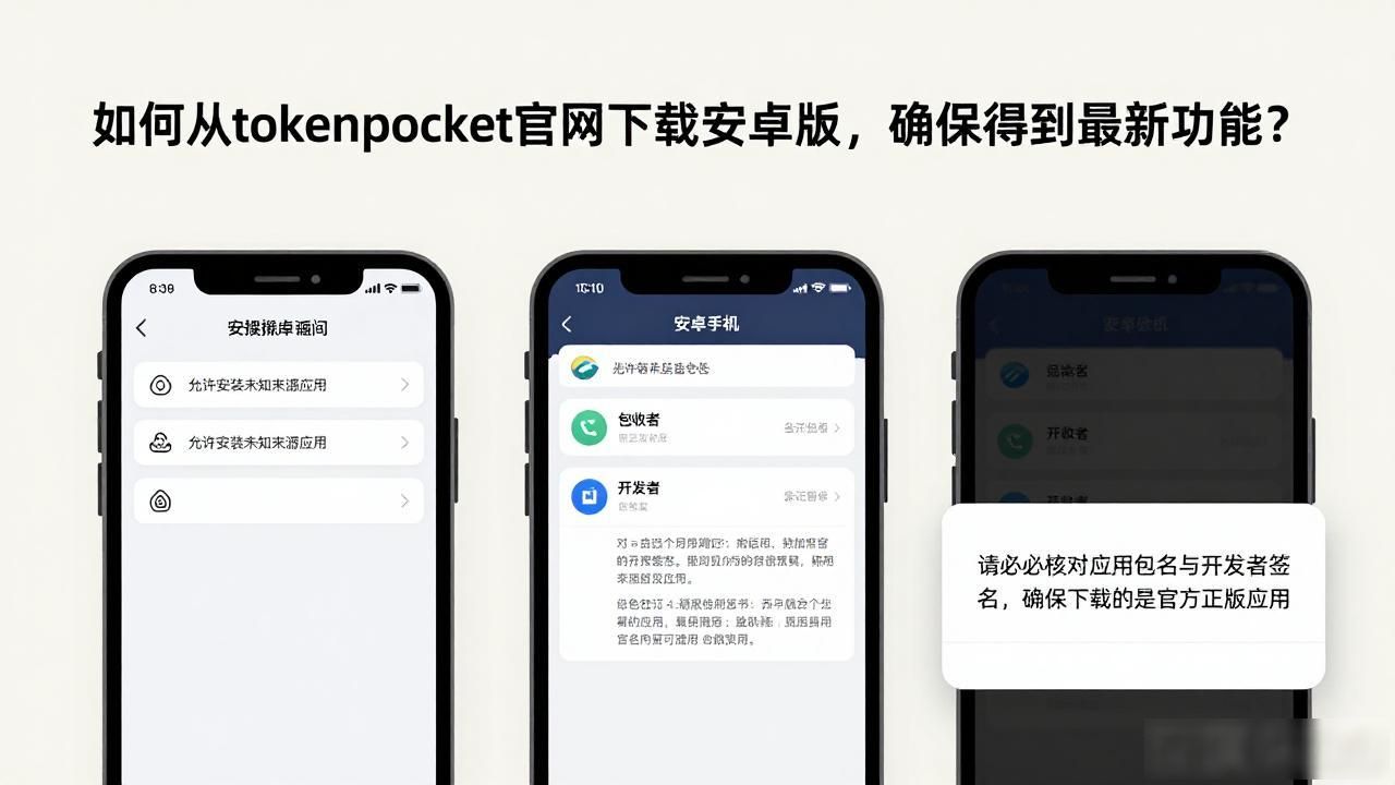TokenPocket安卓官方下载_如何从tokenpocket官网下载安卓版，确保得到最新功能？_安全下载数字钱包