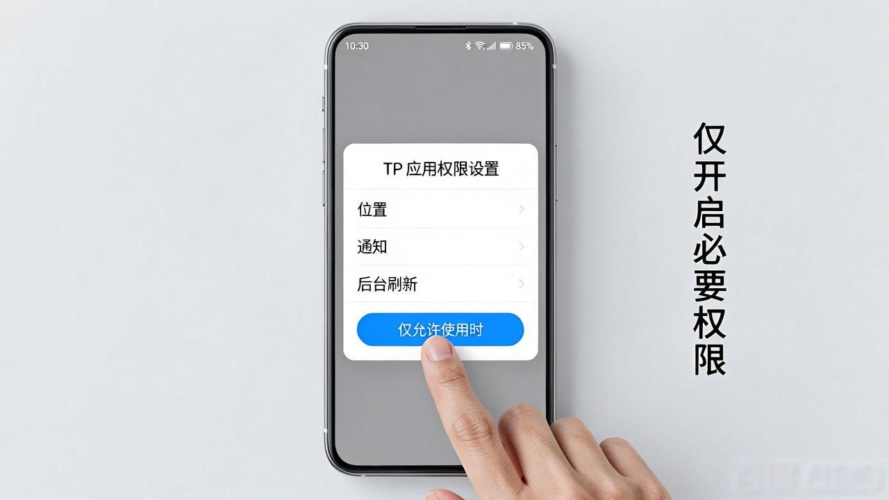 苹果版TP下载后安全设置三步走